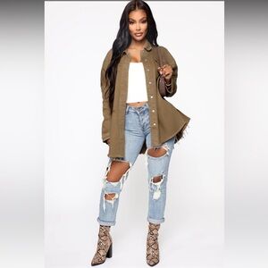 Womens New Fashion Nova So Over You Boyfriend Jeans - Light Blue Wash